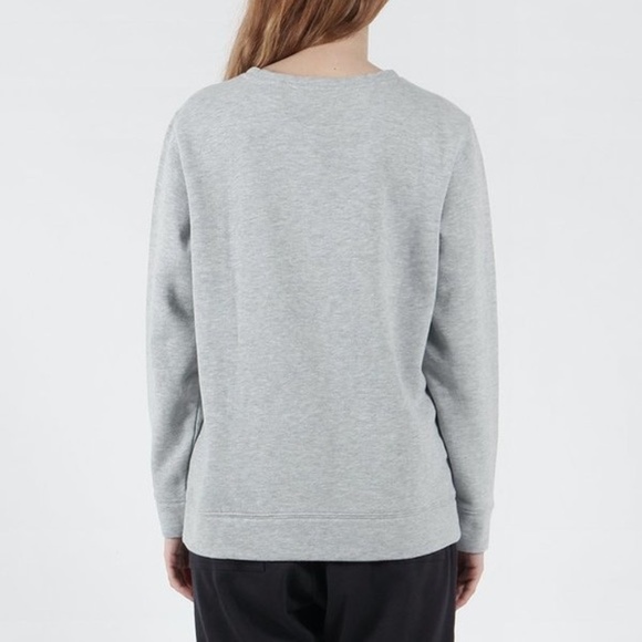 NWOT - Calvin Klein Vintage Logo Sweater in Grey - Picture 5 of 7